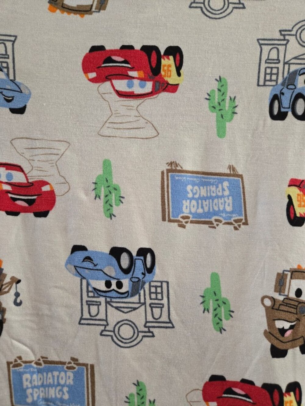 Disney Cars Toddler Boys 2-Piece Pajama Set Size 3T NWT - McQueen, Mater - Picture 3 of 5